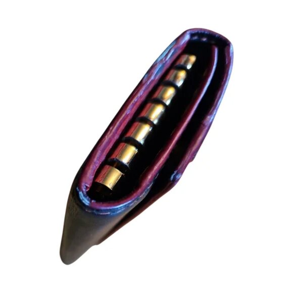 Miu Miu Black and Red Leather 6 Key Holder Wallet - Picture 9 of 10